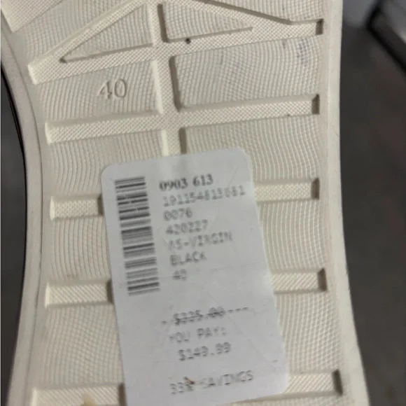 Ash Black and White High-Top Sneakers - Picture 5 of 5